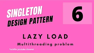 Singleton Pattern 6 - Lazy Singleton with Multithreading Interview Question