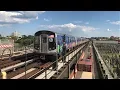 NYC Subway 60fps IND Culver Line G F Train Action w R160 Subway Library F Train 17