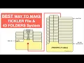 STEP BY STEP Guide to CREATE and USE a TICKLER File System 43 FOLDERS and BOOMERANG File System