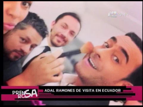 Adal Ramones de visita en Ecuador