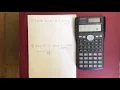 Trigonometry and your calculator - Casio