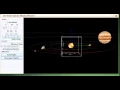 Earth to Mars flight simulation