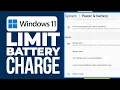 How to Limit Battery Charge in Windows 11 [Tutorial]