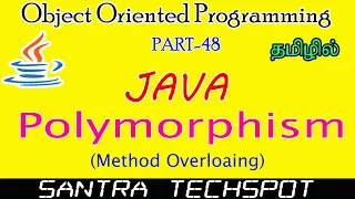 Polymorphism Method Overloading in Java Java Programming in Tamil