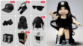GET 20 FREE ROBLOX BLACK ITEMS UNLIMITED STOCK