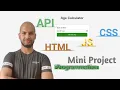 How To Build Age Calculator App Using HTML CSS And JavaScript
