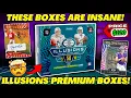 THESE BOXES ARE INSANE 2024 ILLUSIONS FOOTBALL PREMIUM HOBBY BOX REVIEW