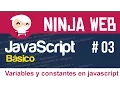 JS - variables y constantes en javascript