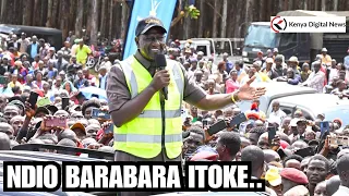Ruto Na Barabara Ndio Barabara Itoke Maralal Ruto Names Roads In Samburu With Their Names 
