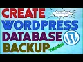 How to Create WordPress Database Backup