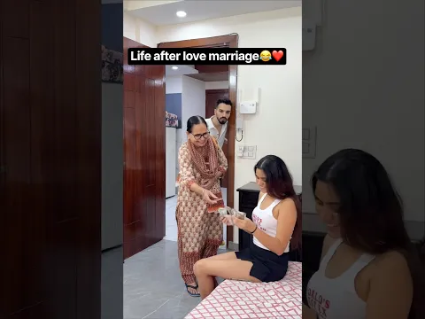Life after love marriage😂 #comedy #comedy #marriage