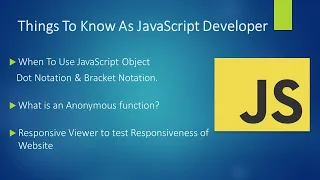 Things To Know As JavaScript Developer - Part 6