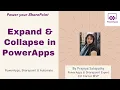 Expand and Collapse in PowerApps Nested Gallery