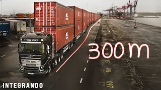 Quanta carga um caminhão consegue puxar?  Os enormes Road trains Australianos