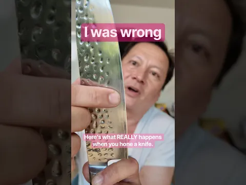 Here’s what really happens when you hone a knife