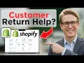 How To Add Return Option In Shopify Tutorial Easy Guide