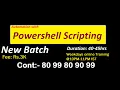 New Batch Powershell Scripting March 2025 Automation Azure AzureDevops by Nagaa 91 8099809099
