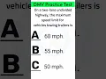 DMV Permit Test 2025 California DMV Driving Test Study Guide