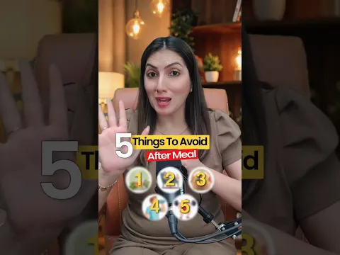 5 Things You Should Never Do After Eating | Digestion Mistakes #shorts #trending