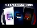 After Effects UI Animation Tutorial Minimalist Clean Motion Design