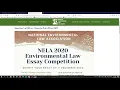 NELA 2020 Essay Competition