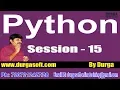 Python Programming Online Training by Durga Sir On 27-09-2018 6PM