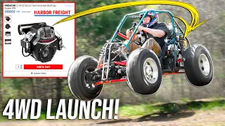 We Installed a Predator 670 V Twin on Our 4WD Go Kart from Temu