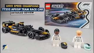 LEGO Speed Champions 77252 APXGP Team Race Car Detailed Building Review – Hollywood Meets F1