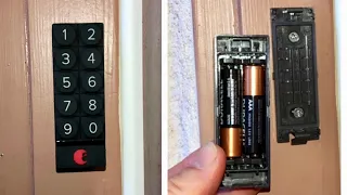 AUGUST KEY PAD BATTERY REPLACEMENT - EASY