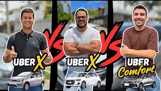 Comparativo Real UberX Vs Uber Comfort - Foi SURPREENDENTE