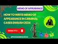 Download Lagu How to fill memo of appearance in criminal cases in english #punnaacademyoflaw #trending #priyajain