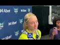 Download Lagu Paige Bueckers Interview Before Dallas Wings Host Caitlin Clark and Indiana Fever at AAC