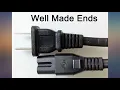 AmazonBasics Replacement Power Cable for PS4 Slim and Xbox One S X - Pack of 2 12 Foot