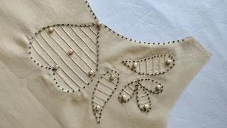 Easy and unique boat neck design cutting and stitching