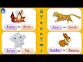 Synonyms 50 Synonyms With Pictures Synonyms For Kids Most Useful Synonyms Similar Words