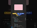 Change Element Color with HTML CSS JS Easy Tutorial