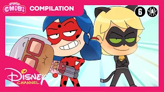 Miraculous : Chibi | Les Aventures les Plus Drôles ! | Compilation ! | Disney Channel Belgique-