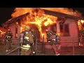 Download Lagu Firefighters Battle Late Night House Fire | Vermont-Slauson