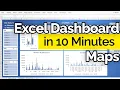 Microsoft Excel Dashboard Map in Five Minutes
