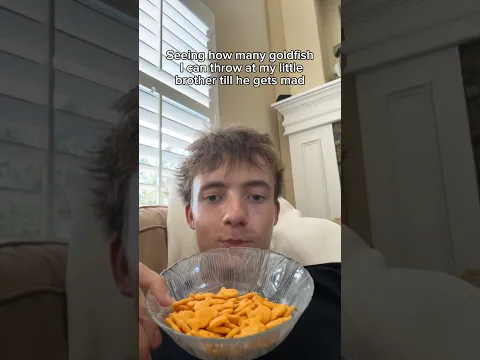 How many goldfish can I throw at him
