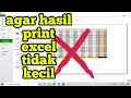 Download Lagu Trik mudah print excel agar tidak kecil