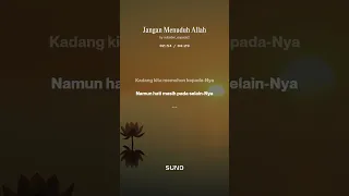 jangan menuduh allah