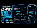 Turn Any Website into an Android App with Sketchware WebView Tutorial