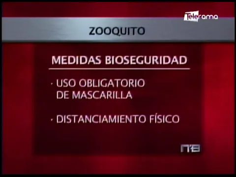 Zoológicos de Quito inició actividades con protocolos de bioseguridad