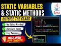 234 Accessing static variables and static methods outside the Class in Java Selenium Java 2026