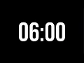 6 Minute Countdown Timer Minimal