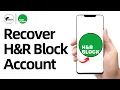 How to Recover Your H R Block Account 2025