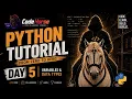Python Tutorial for Complete Beginners Day 5 of 15