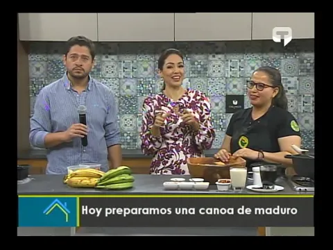 Hoy preparamos una canoa de maduro