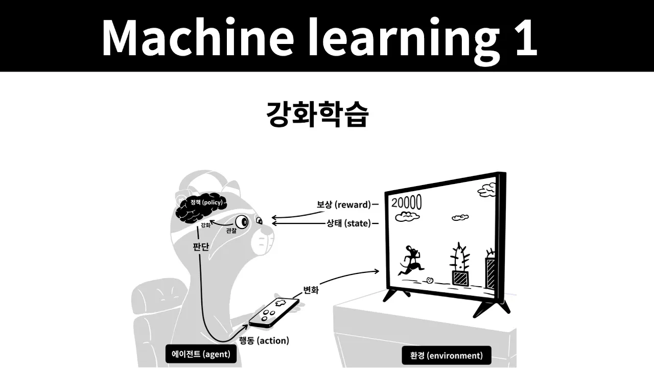 Machine learning 1 - 22. 강화학습